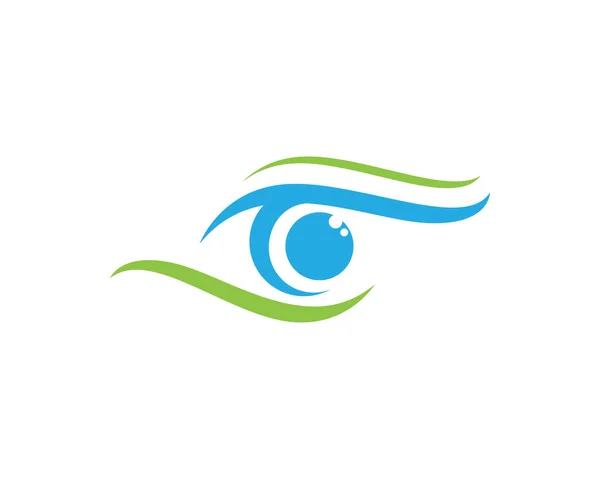 Vektor loga pro péči o oči — Stockový vektor
