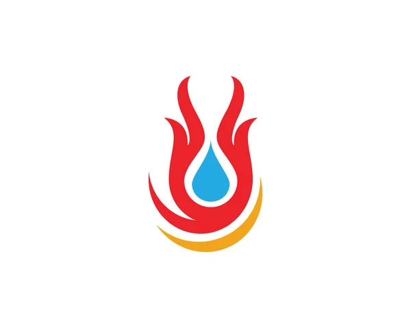 Feuer Flamme hots Logo — Stockvektor