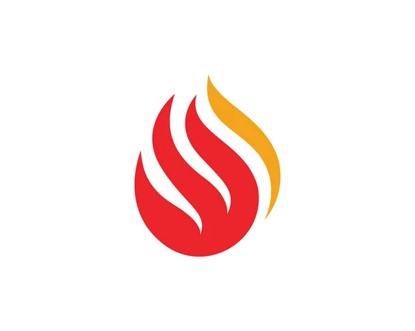 Feuer Flamme hots Logo — Stockvektor