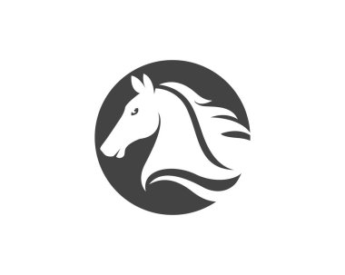 Kafa at logo ve şablon simgeler