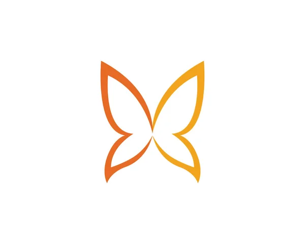 Motýl koncepční jednoduché, barevné ikony. logo. vektorové ilustrace — Stockový vektor