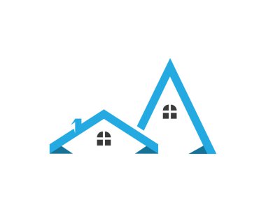 Ev ve Binalar logo şablonu