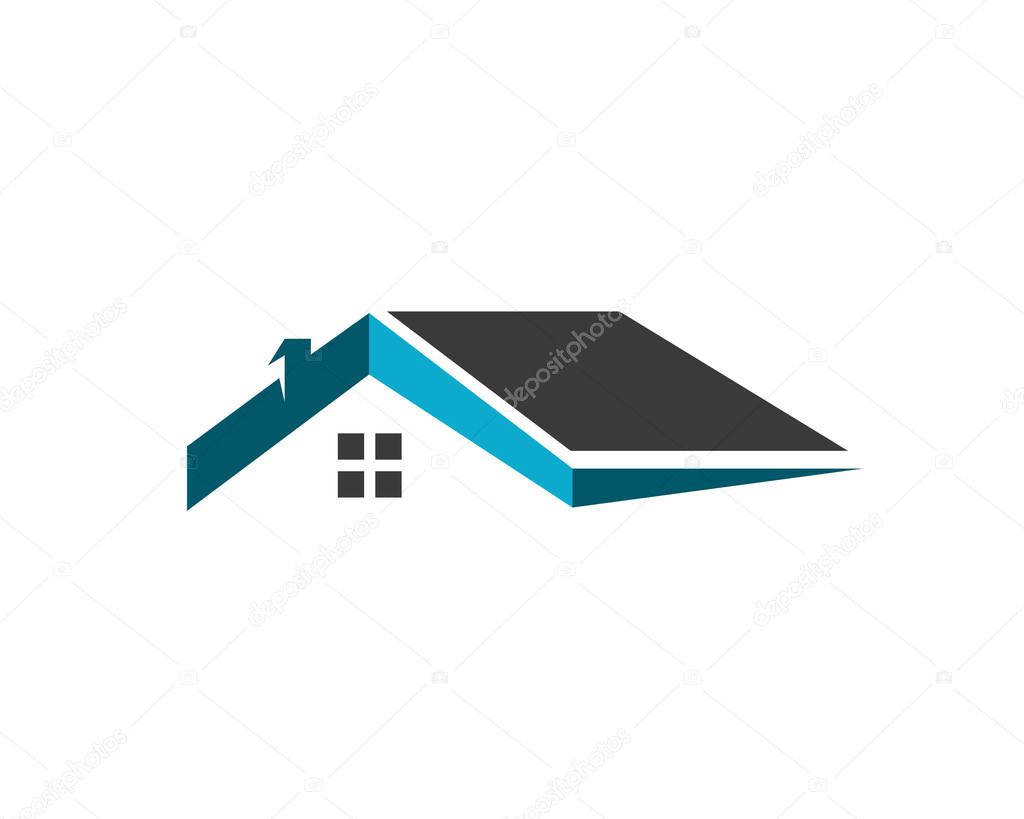 Home and buildings logo template