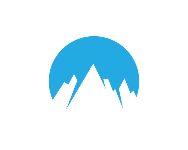 Berg Logo Geschäftsvorlage Vektor — Stockvektor
