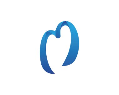 M harfi logo ve sembolleri vektör şablonu