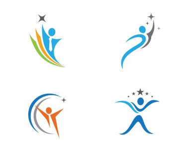 Logo şablonu - başarılı insanlar iş