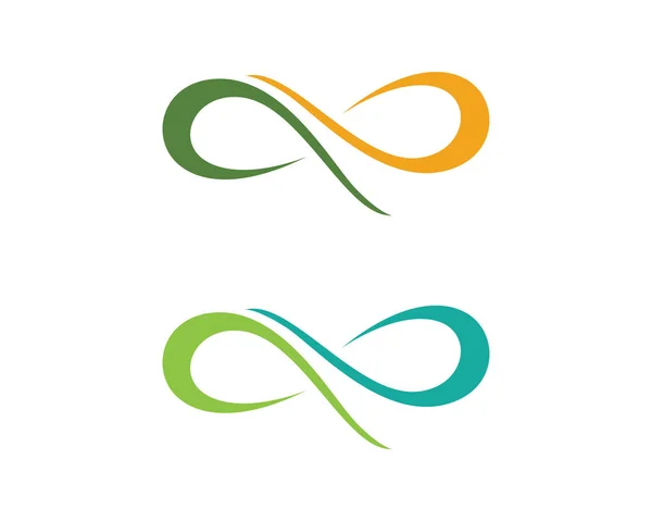 Infinity business logo en symbolen sjabloon — Stockvector