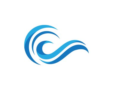 okyanus dalgası su beach logo ve sembolleri
