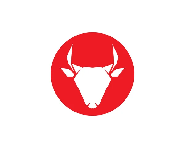 Bull horn loga a symboly — Stockový vektor