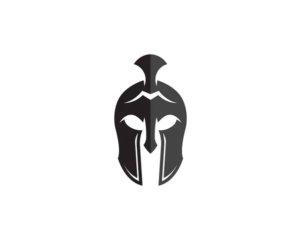 Logotipo e símbolos da máscara Gladiator — Vetor de Stock