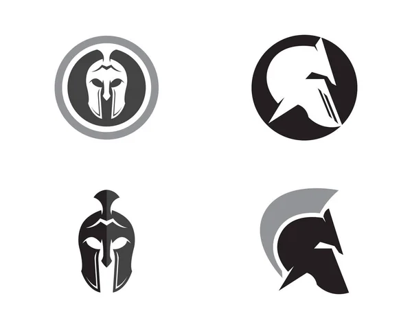 Gladiátor masky loga a symboly — Stockový vektor