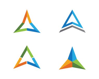  İş soyut logo tasarım şablonu logo