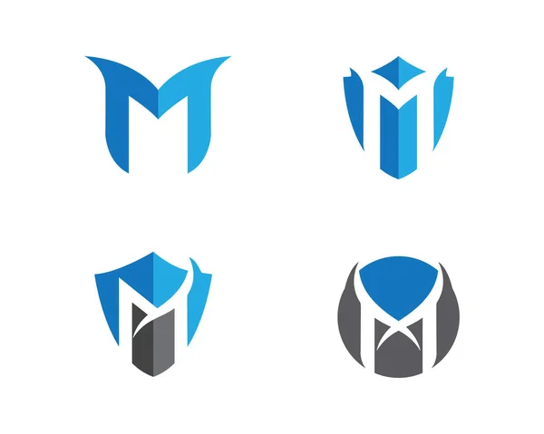 Letter M vector icons such logos and template — Stock Vector
