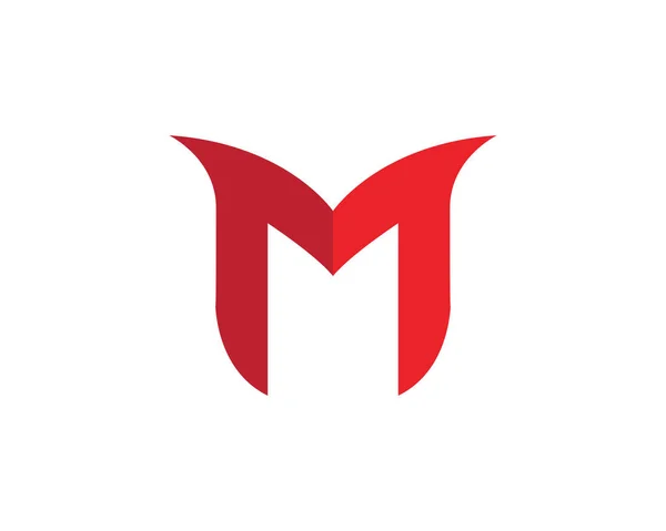 Ícones do vetor da letra M tais logotipos e modelo —  Vetores de Stock