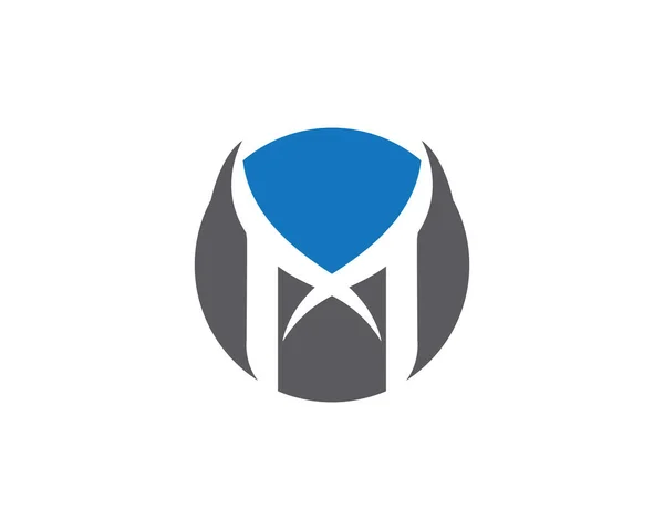 Bokstaven M vektor ikoner sådana logotyper och mall — Stock vektor