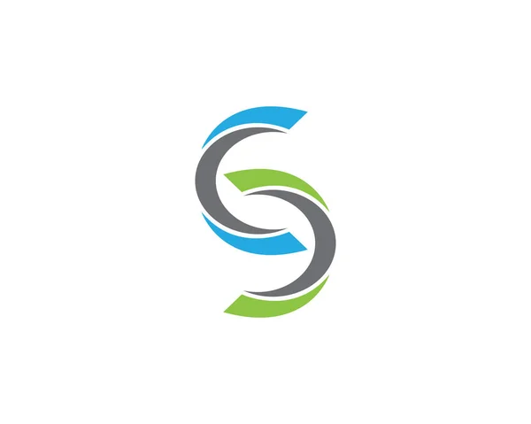 C círculo negocio logotipo y símbolos — Vector de stock