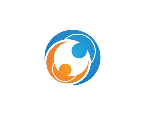 Family care logo and symbols — Stock Vector