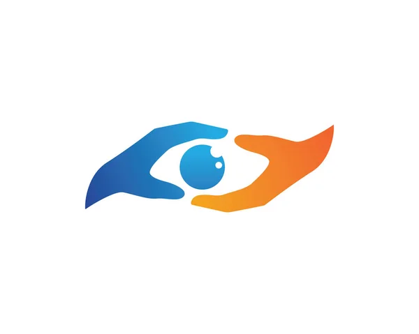 Oogverzorging Logo Template — Stockvector