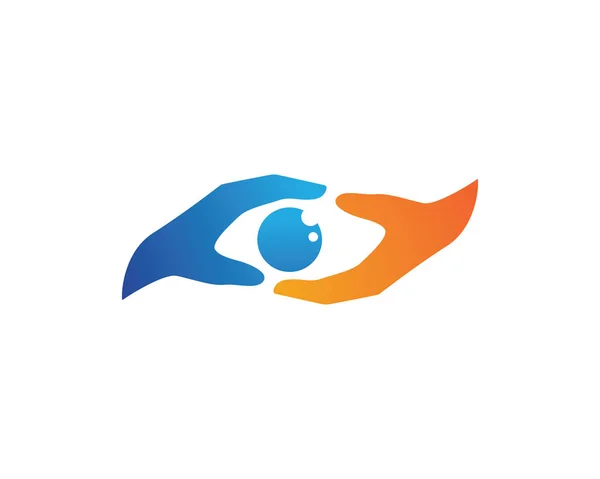 Eye Care Logo Vorlage — Stockvektor