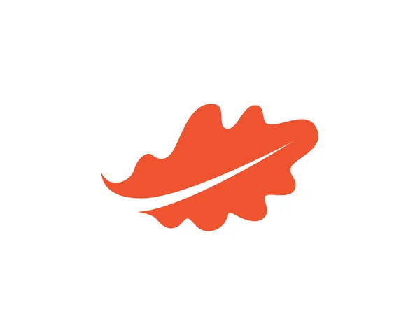 Eichenblatt Logo und Symbole Vektorschablone — Stockvektor