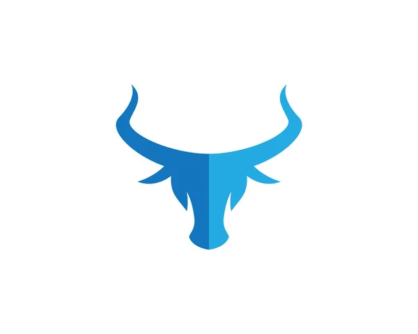 牛とヤギの動物ロゴ ans シンボル テンプレート — ストックベクタ
