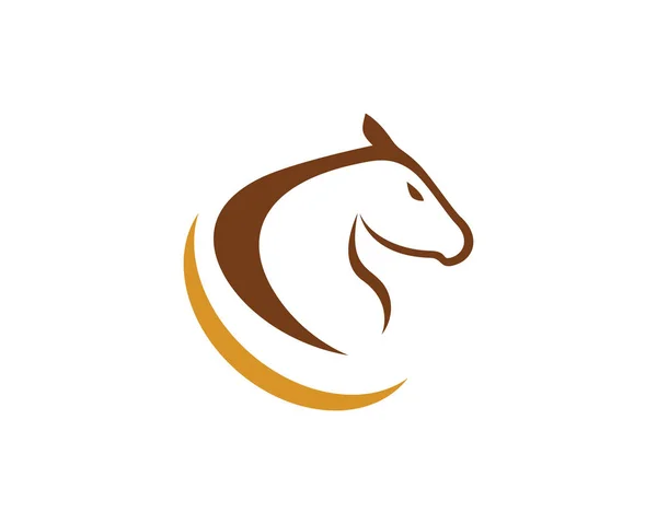 Πρότυπο διάνυσμα λογότυπου αλόγου — Διανυσματικό Αρχείο