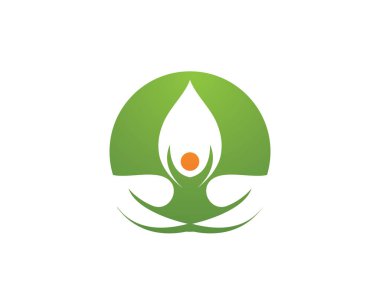 Yaprak sağlık insanlar bakım doğa logo ve sembolleri