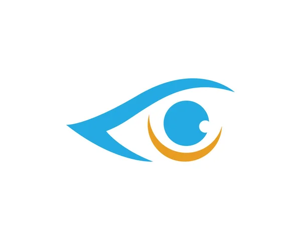 Vektor šablony loga a symbolů péče o oči — Stockový vektor