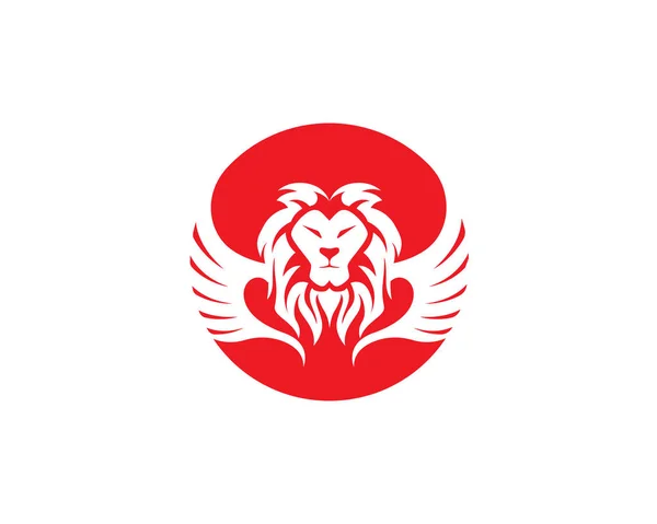 Vektorové ikony Lion Head Logo šablona — Stockový vektor