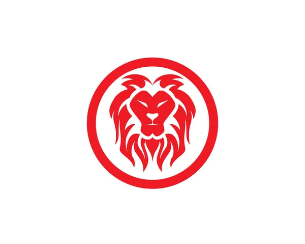Векторні піктограми логотипу голови лева — стоковий вектор