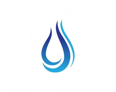 Deniz veya okyanus dalgaları, mavi su, sıçrama ve fırtına, vektör illüstrasyon