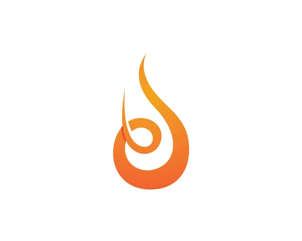 Feuer Flamme Logo und Symbole Vorlage — Stockvektor