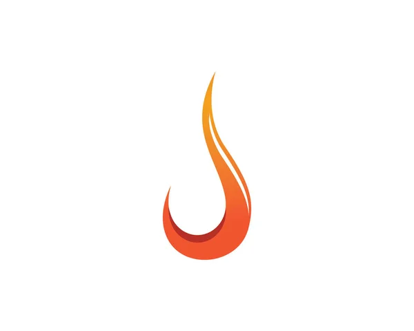 Feuer Flamme Logo und Symbole Vorlage — Stockvektor