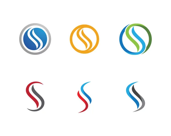 Business Corporate Letter S Logo Design Vektor — Stockvektor
