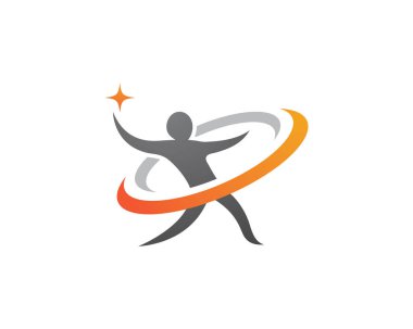 Sağlık insanlar logo ve sembolü