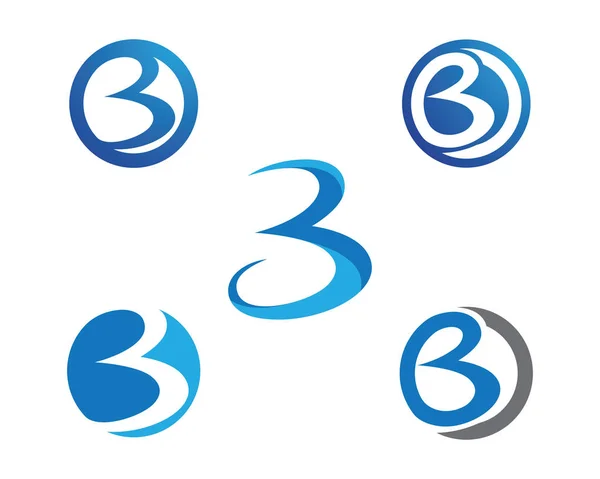 B letras logotipo e símbolos —  Vetores de Stock
