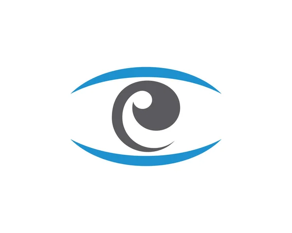 Modèle vectoriel de logo de soins oculaires — Image vectorielle