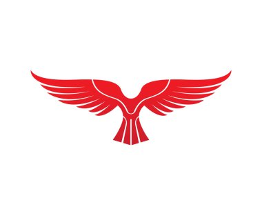 Vektör işareti kuş uçuş soyut