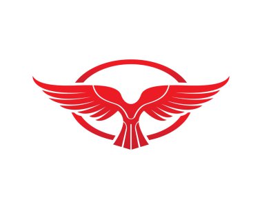 Vektör işareti kuş uçuş soyut