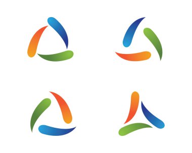 Teknoloji daire logo iş