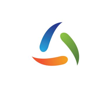 Teknoloji daire logo iş