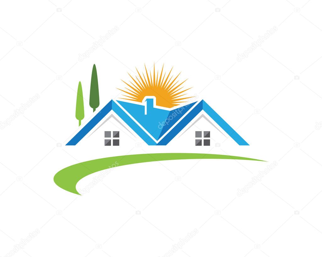 Home and buildings logo and symbols