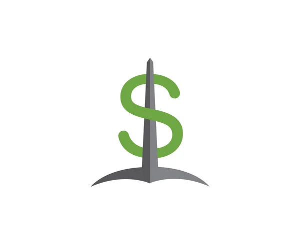 Vektor - Dollarzeichen-Logo und -Symbole — Stockvektor