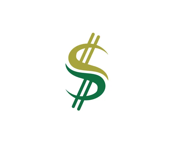 Vetor - logotipo do sinal dólar e símbolos —  Vetores de Stock