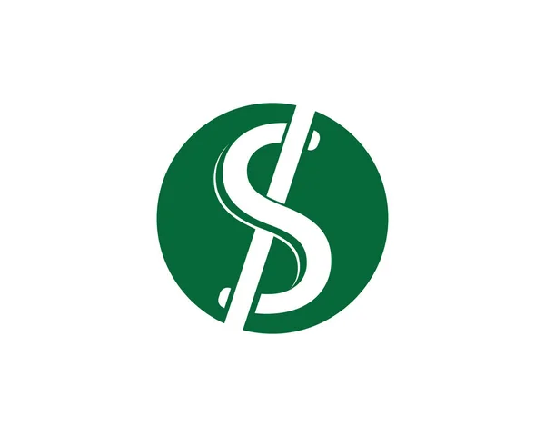 Vektor - Dollarzeichen-Logo und -Symbole — Stockvektor