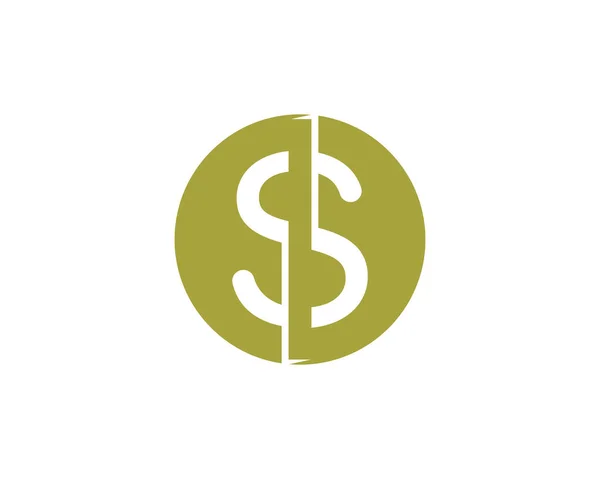 Vector - dollarteken logo en symbolen — Stockvector