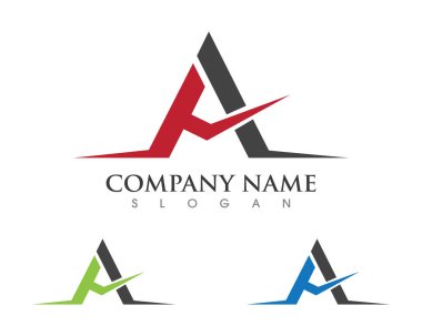 Bir harf logo ve sembolleri şablonu