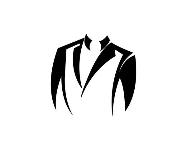 Tuxedo estilo homens logotipo e símbolos — Vetor de Stock