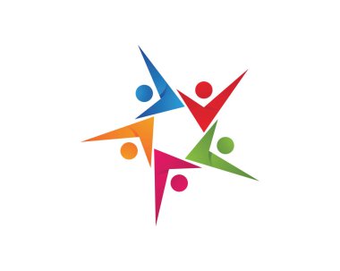 Topluluk grup insanlar logo ve sembolleri