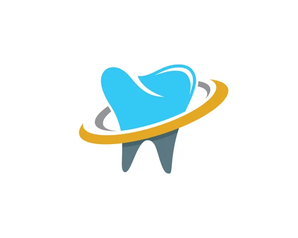 Logotipo de la familia cuidado dental — Vector de stock